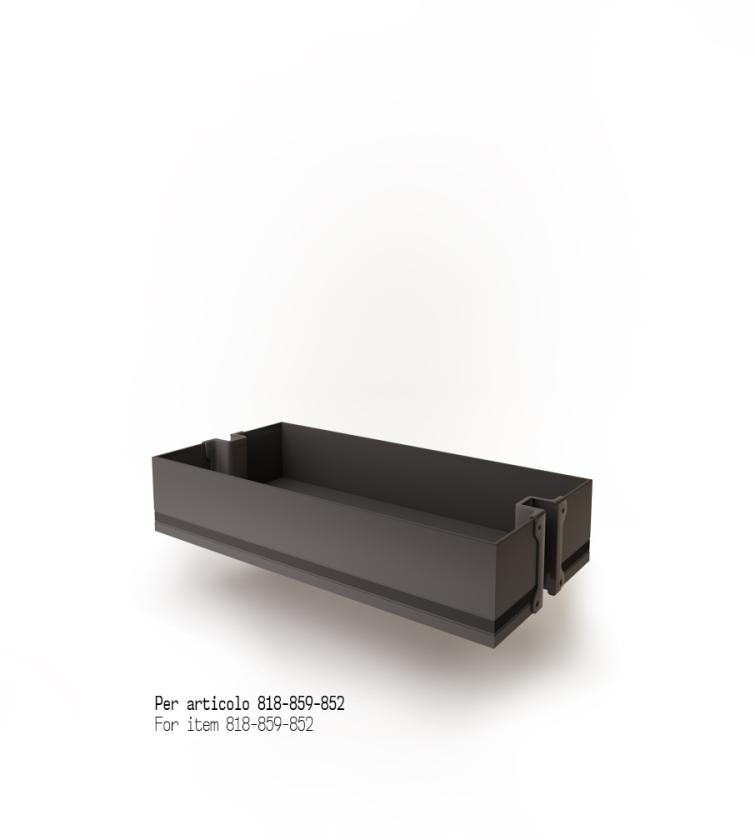 1852K Cestello per colonna estraibile art. 818 - 852 - 859 Slate