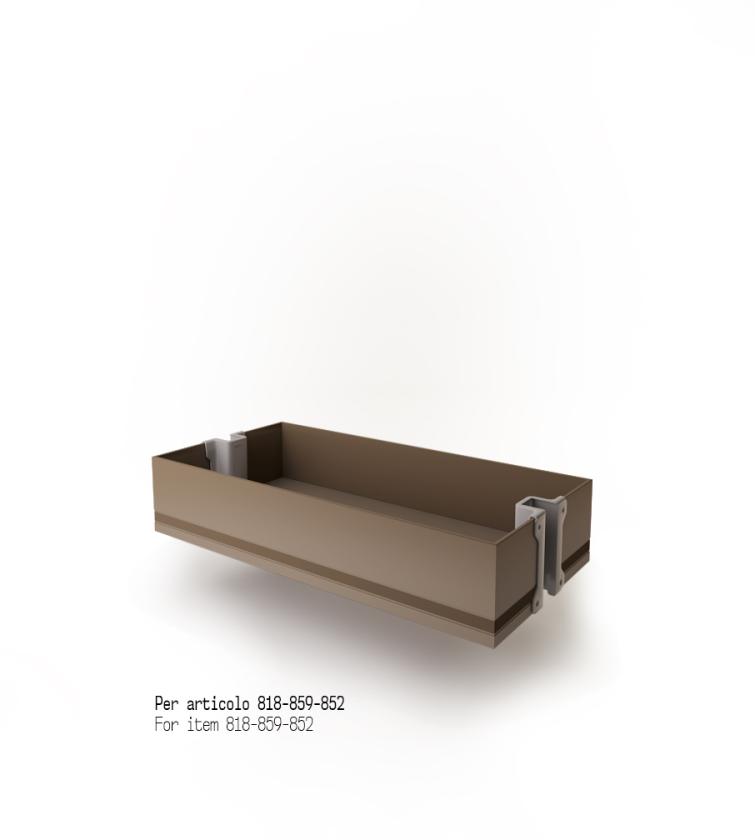 1852K Cestello per colonna estraibile art. 818 - 852 - 859 Champagne