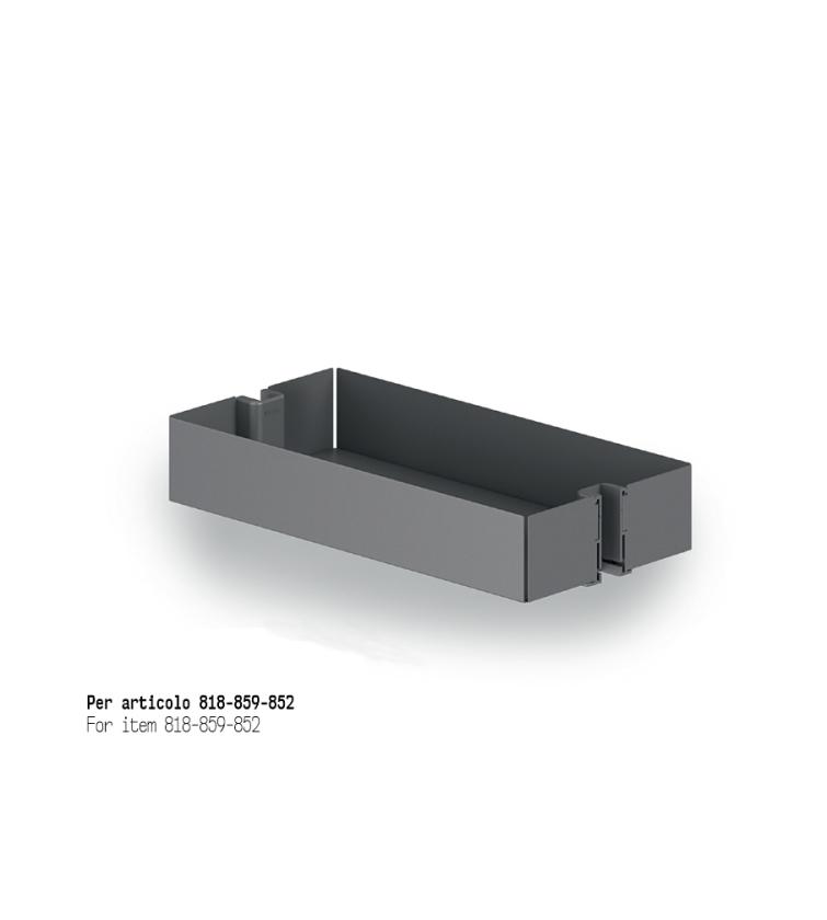 1852Y Cestello per colonna estraibile art. 818 - 852 - 859 Slate