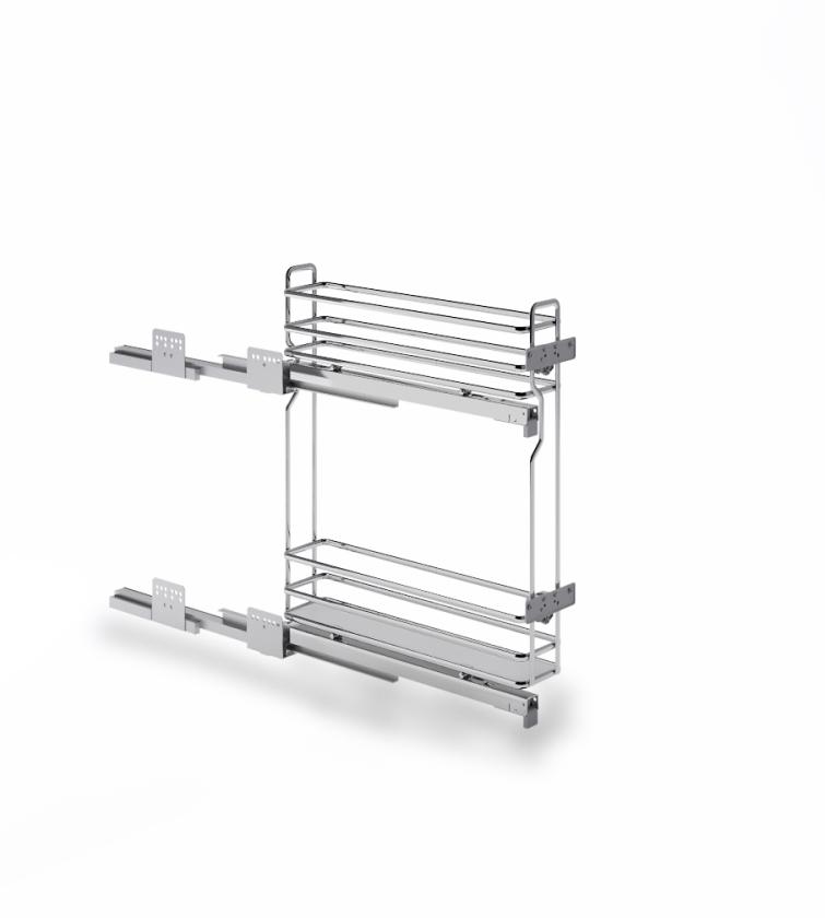 5144E Estraibile porta teglie White Chrome