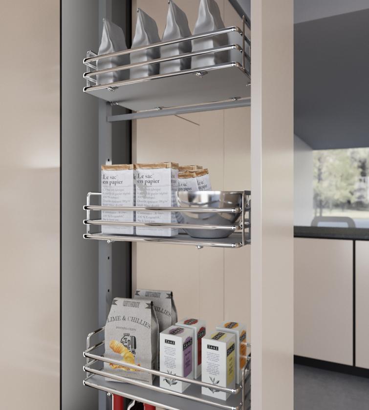 1852E Cestello per colonna estraibile art. 818 - 852 - 859 Gray Chrome