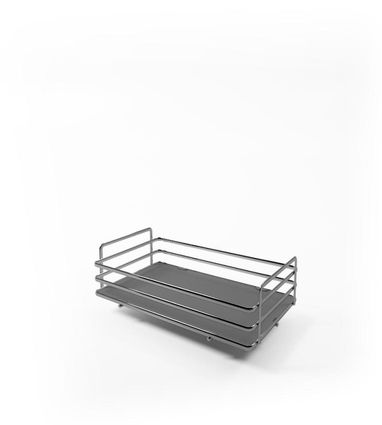 1852E Cestello per colonna estraibile art. 818 - 852 - 859 Titanium